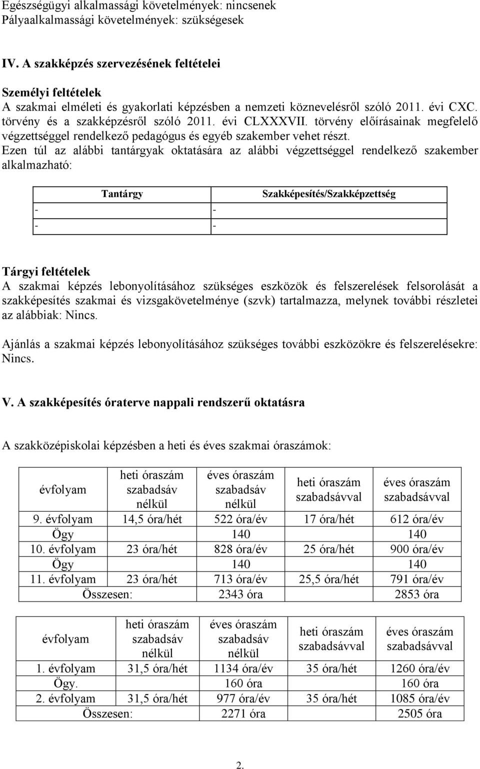 törvény előírásainak megfelelő végzettséggel rendelkező pedagógus és egyéb szakember vehet részt.