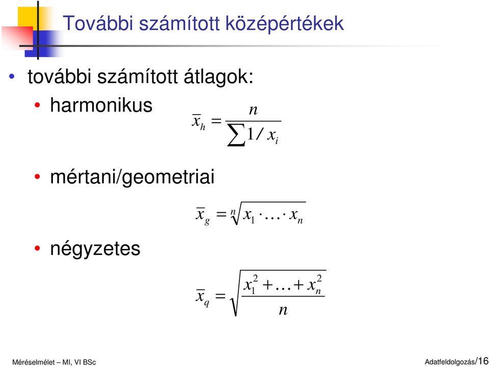 harmokus h / mérta/geometra