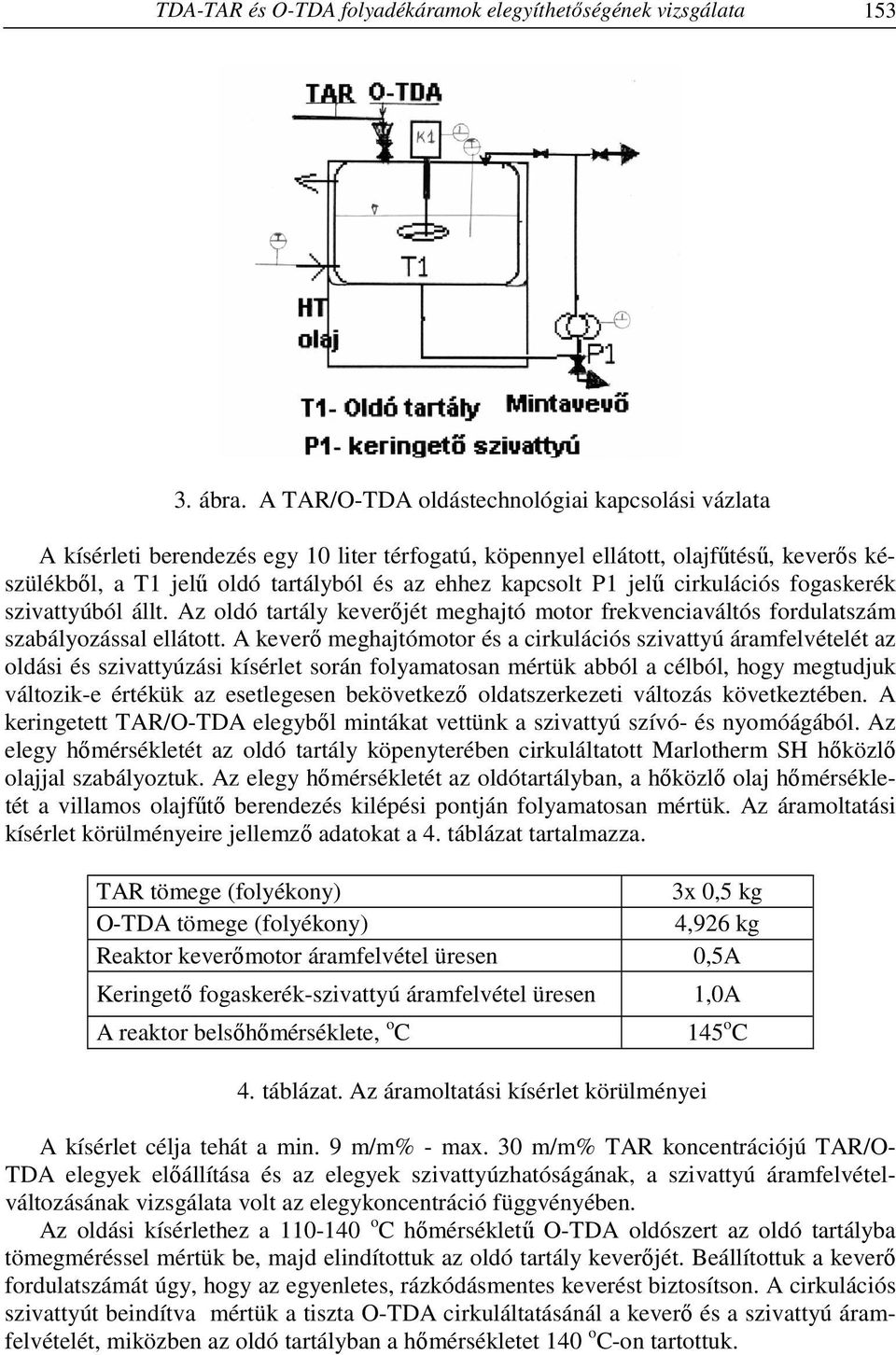 jelű cirkulációs fogaskerék szivattyúból állt. Az oldó tartály keverőjét meghajtó motor frekvenciaváltós fordulatszám szabályozással ellátott.