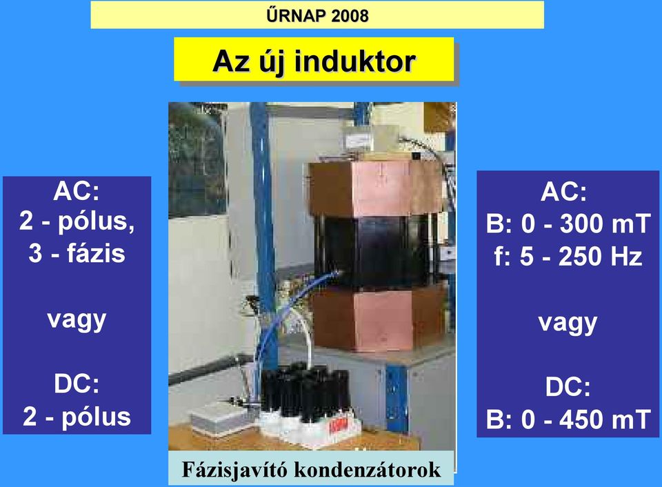 vagy vagy DC: 2 - pólus DC: B: