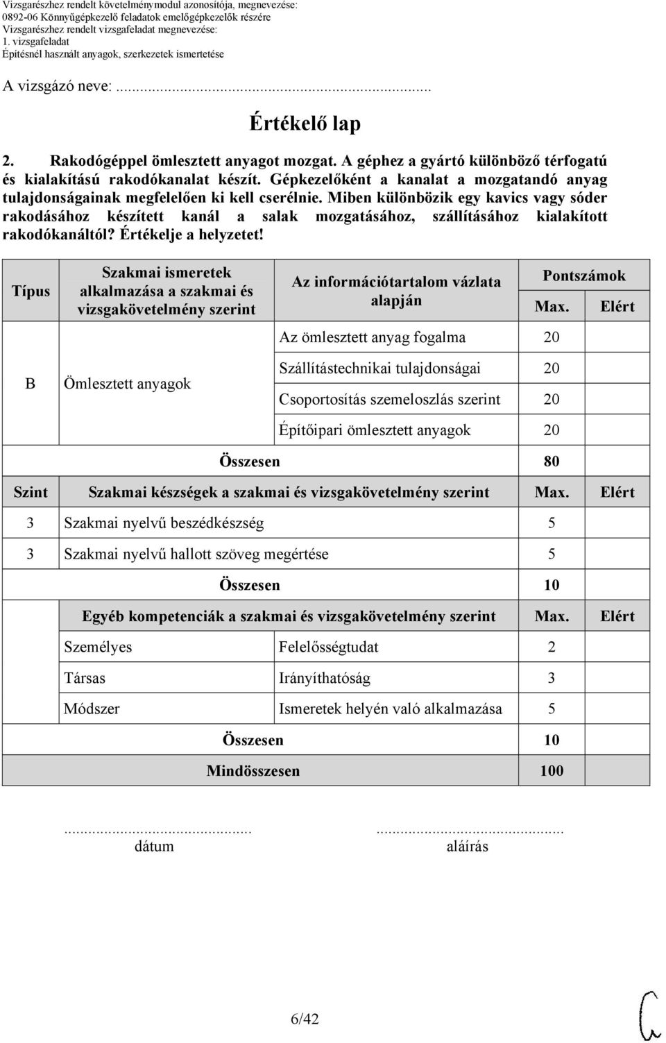 Miben különbözik egy kavics vagy sóder rakodásához készített kanál a salak mozgatásához, szállításához kialakított rakodókanáltól? Értékelje a helyzetet!