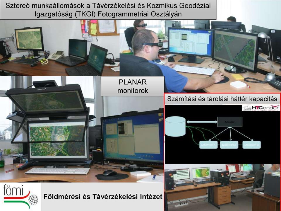 Osztályán PLANAR monitorok Számítási és tárolási