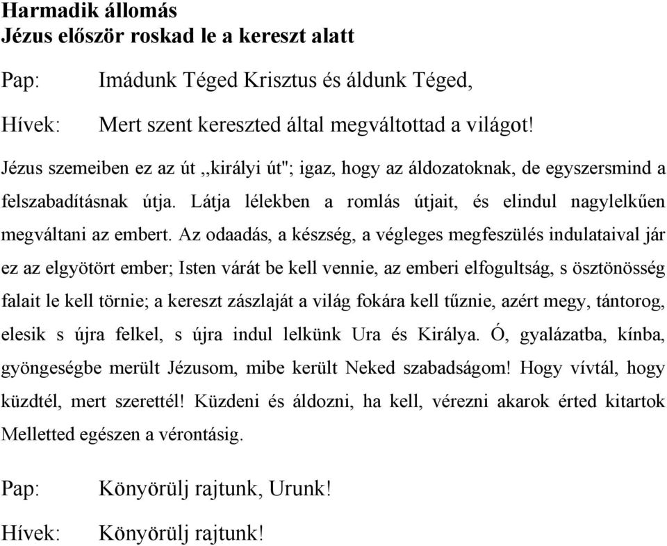 Az odaadás, a készség, a végleges megfeszülés indulataival jár ez az elgyötört ember; Isten várát be kell vennie, az emberi elfogultság, s ösztönösség falait le kell törnie; a kereszt