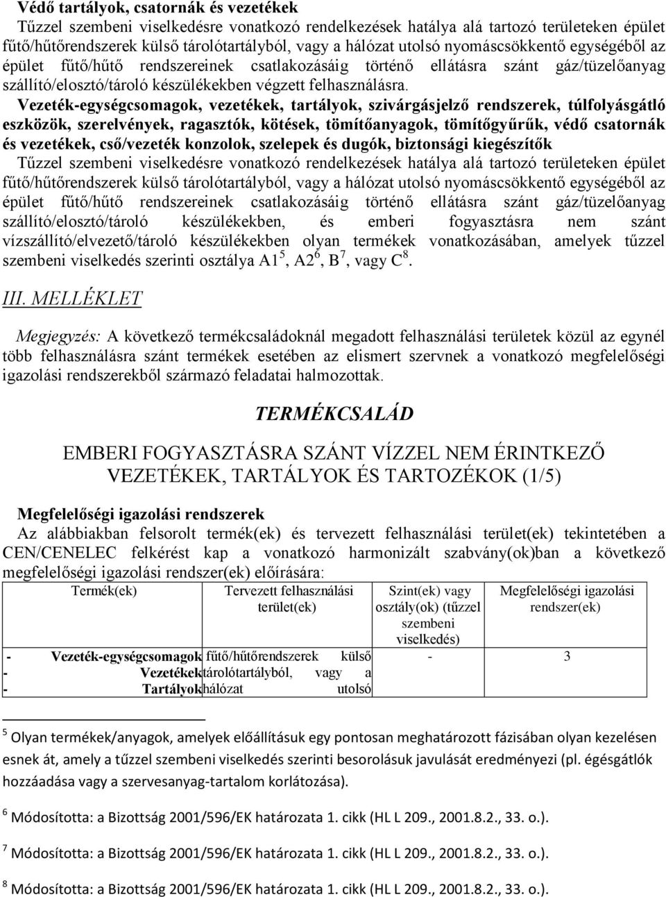Vezeték-egységcsomagok, vezetékek, tartályok, szivárgásjelző rendszerek, túlfolyásgátló eszközök, szerelvények, ragasztók, kötések, tömítőanyagok,, védő csatornák és vezetékek, cső/vezeték konzolok,