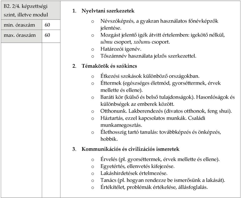 Éttermek (egészséges életmód, gyrséttermek, érvek mellette és ellene). Baráti kör (külső és belső tulajdnságk). Hasnlóságk és különbségek az emberek között. Otthnunk.