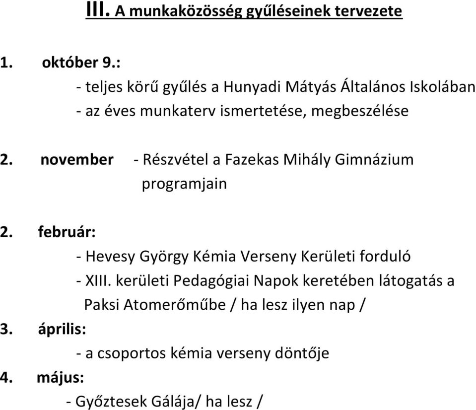 november - Részvétel a Fazekas Mihály Gimnázium programjain 2.