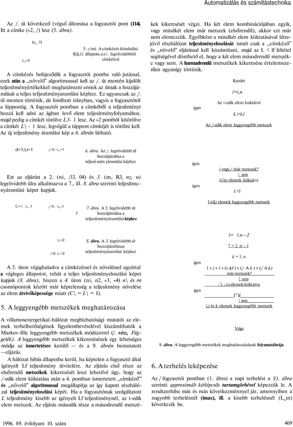 út mentén kijelölt teljesítményértékekkel meghatározni ennek az útnak a hozzájárulását a teljes teijesítményaramlási képhez. Ez ugyancsak az /.