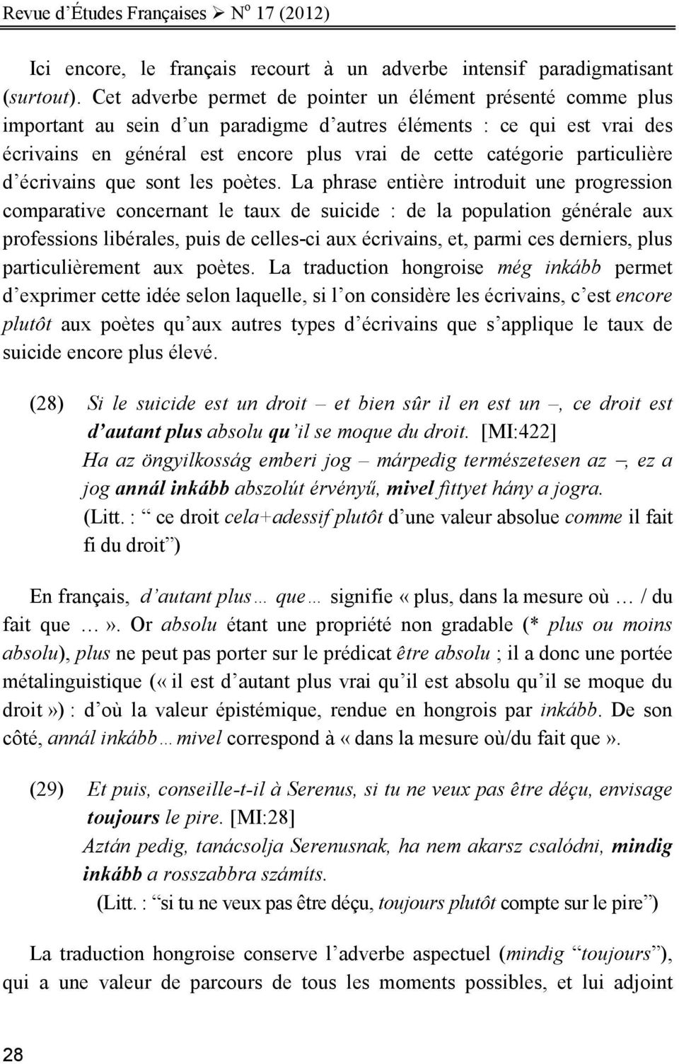 particulière d écrivains que sont les poètes.