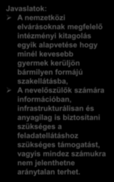 Problémafelvetés (Tartósan beteg és fogyatékos gyermekek nevelőszülői családba fogadása) A tizenkét év alatti gyermek átmeneti gondozását és otthont nyújtó ellátását befogadó szülőnél (helyettes