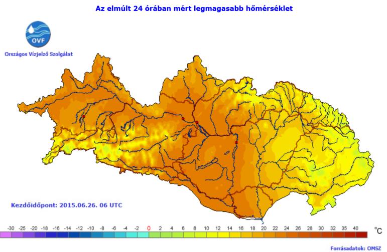 A légörvény felhőzete még június 25-én is meghatározta az ország keleti felének időjárását, borongós és a Tiszántúlon kifejezetten kellemetlenül hűvös időjárást okozva. 16.