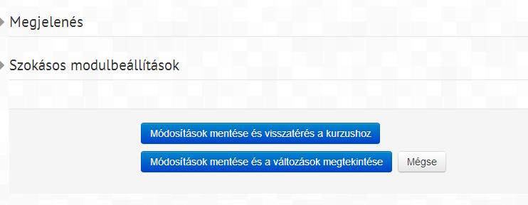 Új ablakban fognak ismét megjelenni a feltöltésre vonatkozó részek.