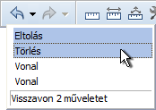 82 Hibák korrigálása Allplan 2017 Hibák korrigálása Az Allplan programban a hibás megadásokat a Visszavonás funkcióval (Standard eszköztár) lépésenként, korlátlanul vissza lehet vonni.