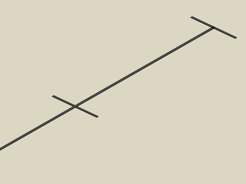 8.b. ábra Gyorsasági szakasz vége Cél A startnál látottakhoz hasonlóan, a vezetővonal két keresztvonalban végződik (ld. 9. ábra).