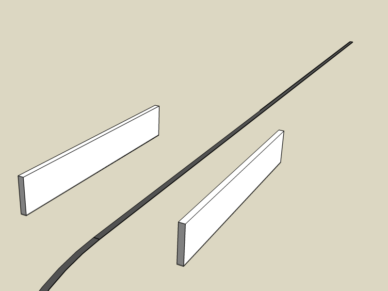 A gyorsasági szakasz elejét mindkét oldalon elhelyezett falak jelzik (8.a. ábra).