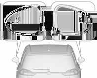 Vezetés és üzemeltetés 213 egyes külső tükrökben, amikor a belső vagy külső tükrökben esetleg nem látható objektumokat észlel.