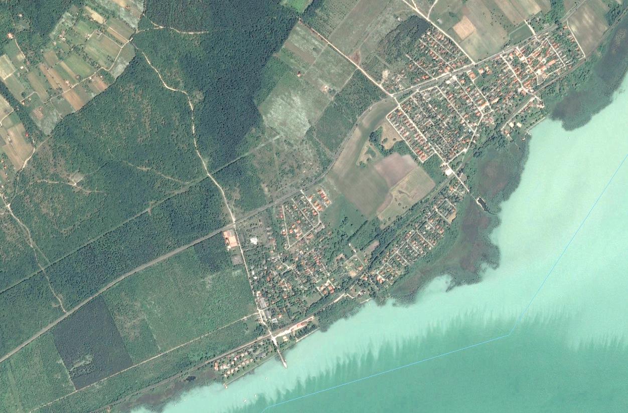 BALATONUDVARI TRE MÓDOSÍTÁS MEGALAPOZÓ VIZSGÁLAT VÉLEMÉNYEZÉSI ANYAG A 80-as években készült katonai térképen Fövenyes településrész már a maihoz hasonló kiépítettséggel rendelkezik.