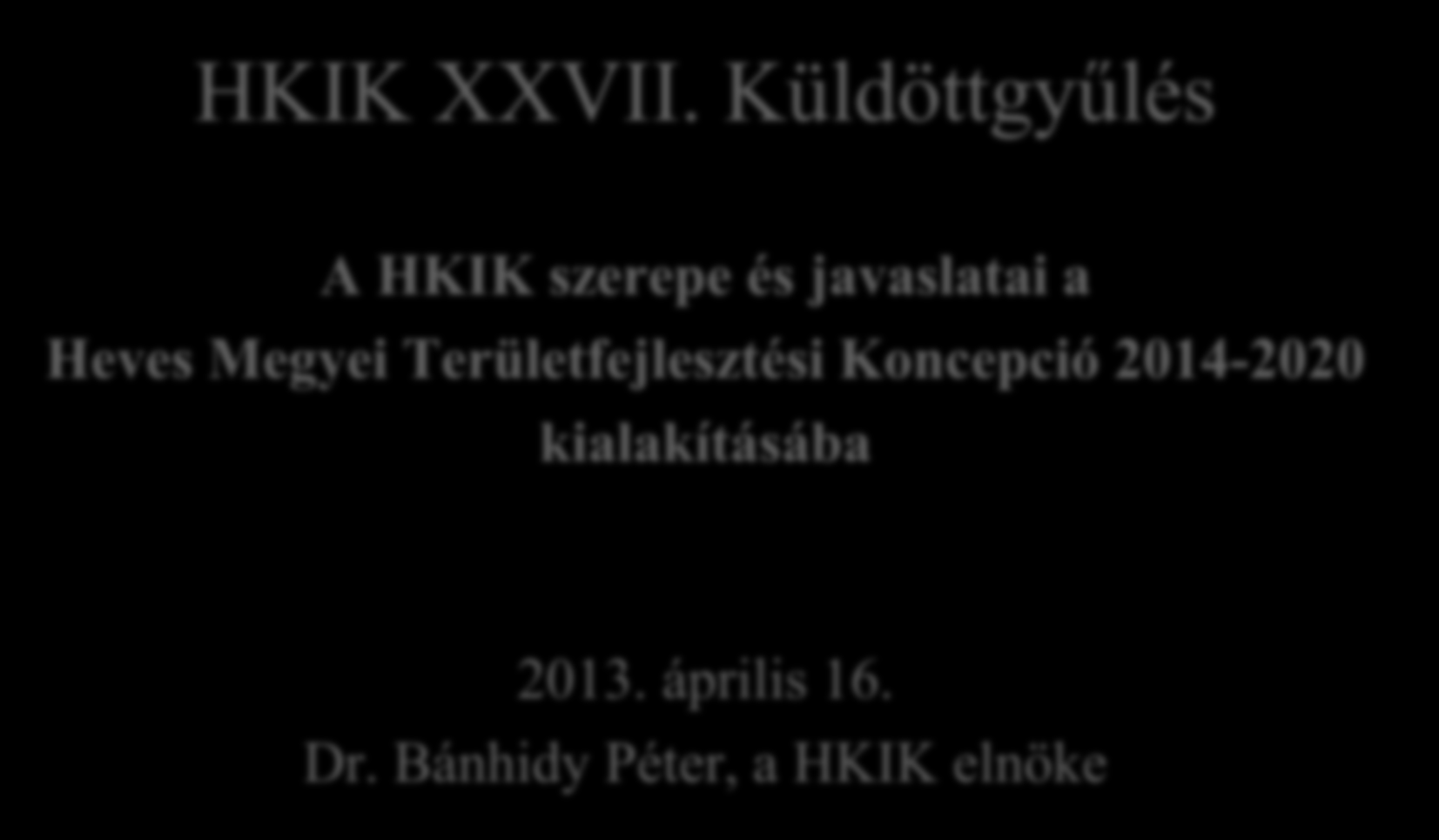 HKIK XXVII.