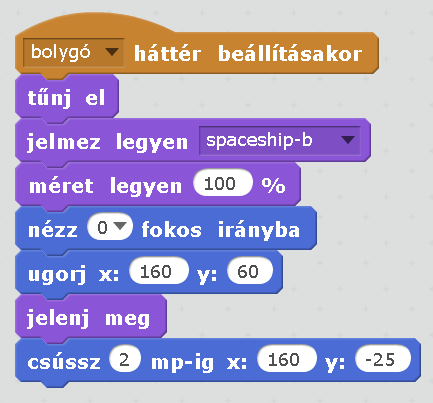 Több jelenet Űrhajó