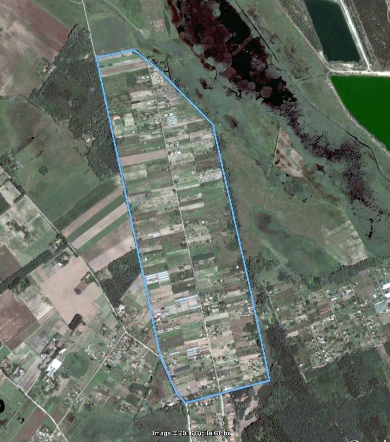 Légifotó (Google) SZ-1 Szabályozási