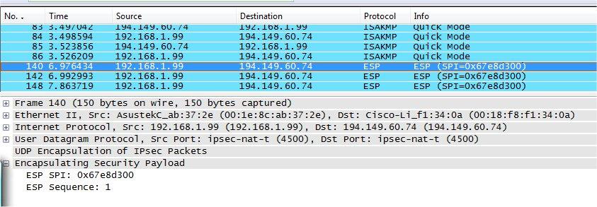 A BIZTONSÁG KÉRDÉSE A TCP/IP-BEN 3.4.2.1 ESP T R A N S P O R T M Ó D 3.17. ÁBRA ESP TRANSPORT MÓD Látható, itt egy egész siserehad vetődött rá az IP datagramra.