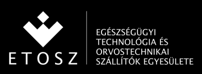 A kezdetek Az Egészségügyi Technológia és Orvostechnikai Szállítók Egyesülete (a továbbiakban: ETOSZ) megalapításának szándéka az alapító tagok 2012.