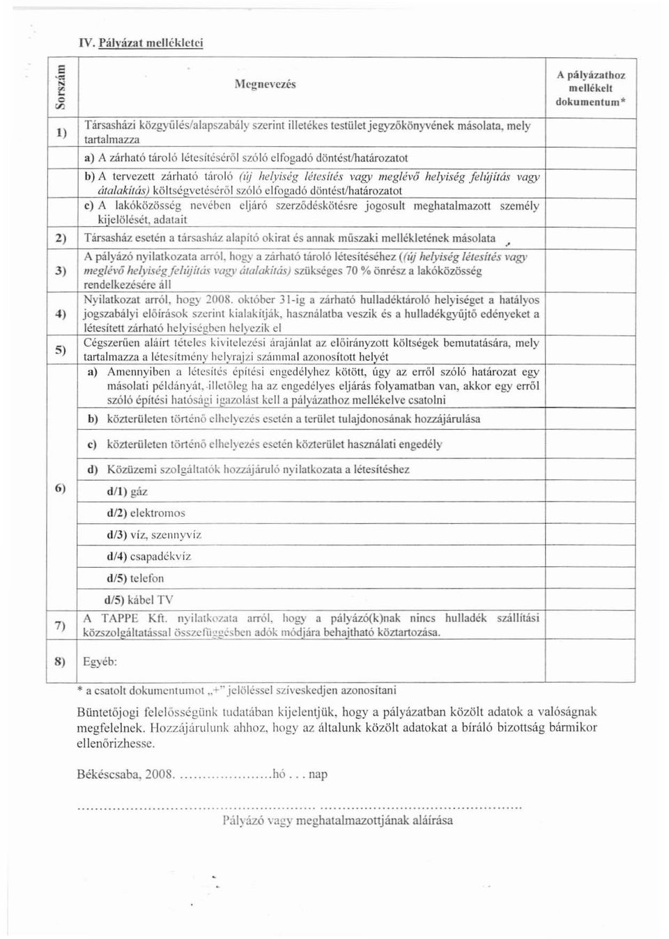 vagy meg/évá helyiség je/újítás vagy átalakítás) költséovctéséröl szóló elfogadó döntést/határozatot c) A lakóközösség nevében eljáró szerzódéskötésre jogosuh meghatalmazott személy kiielölését,