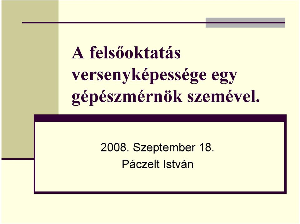 gépészmérnök szemével.