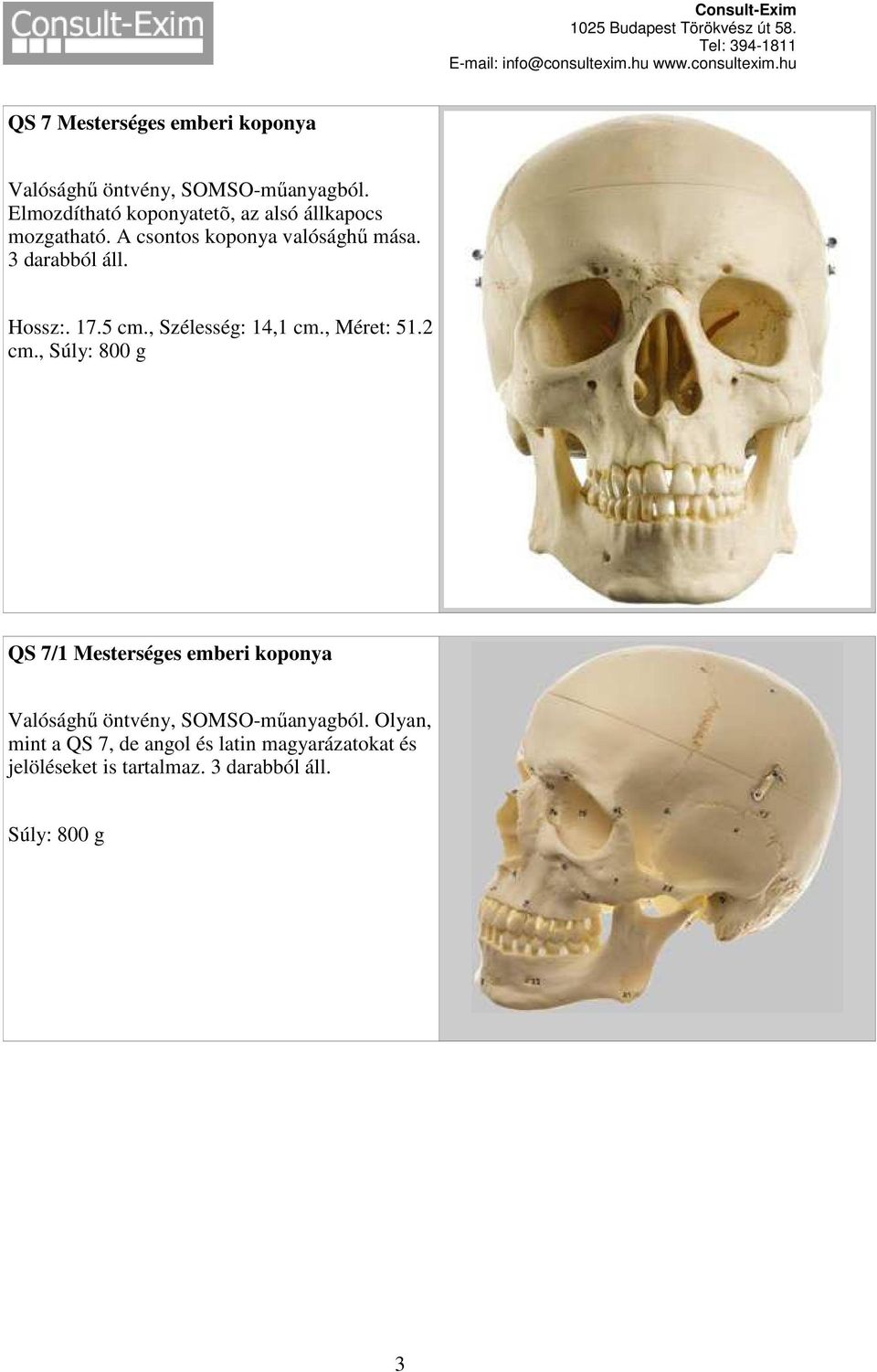 Hossz:. 17.5 cm., Szélesség: 14,1 cm., Méret: 51.2 cm.