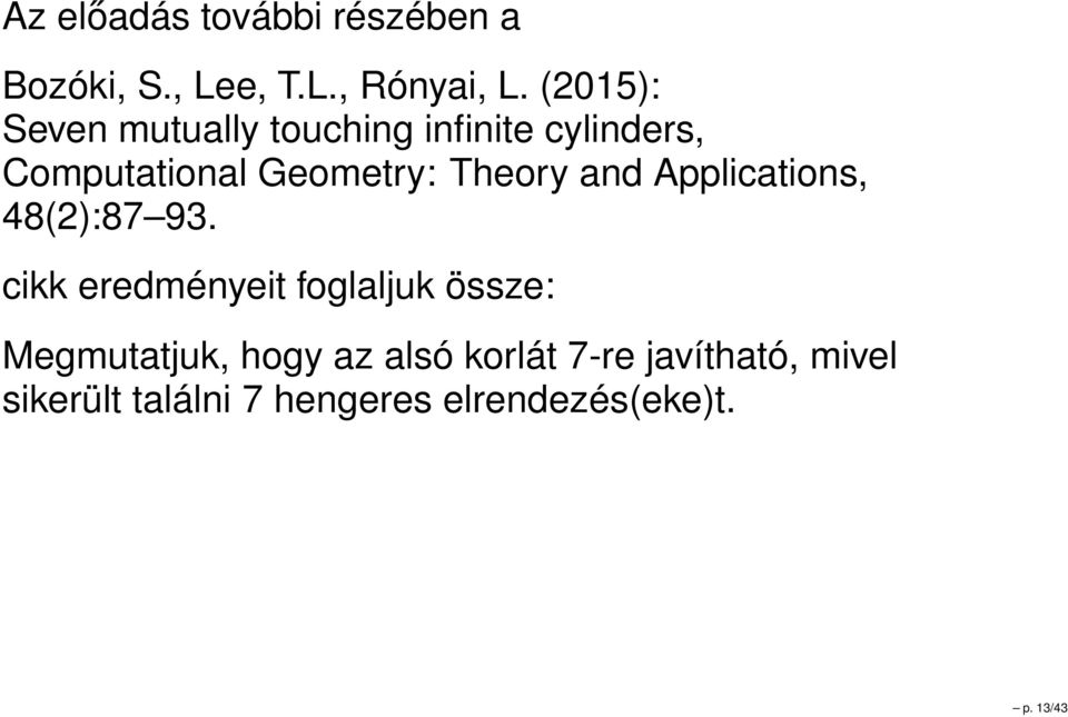 Theory and Applications, 48(2):87 93.