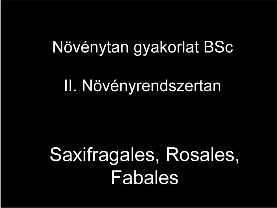 Növényrendszertan