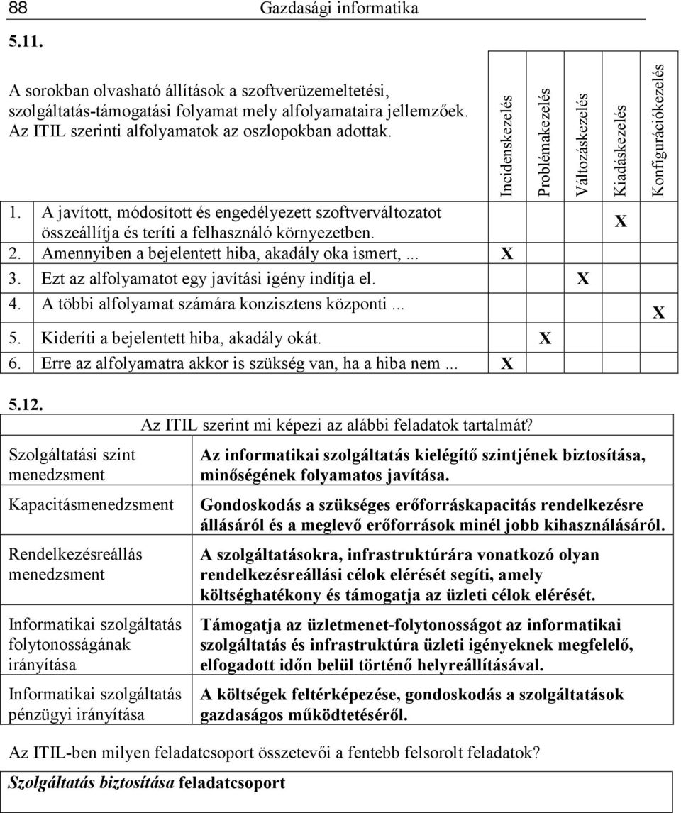 Amennyiben a bejelentett hiba, akadály oka ismert,... 3. Ezt az alfolyamatot egy javítási igény indítja el. 4. A többi alfolyamat számára konzisztens központi... 5.