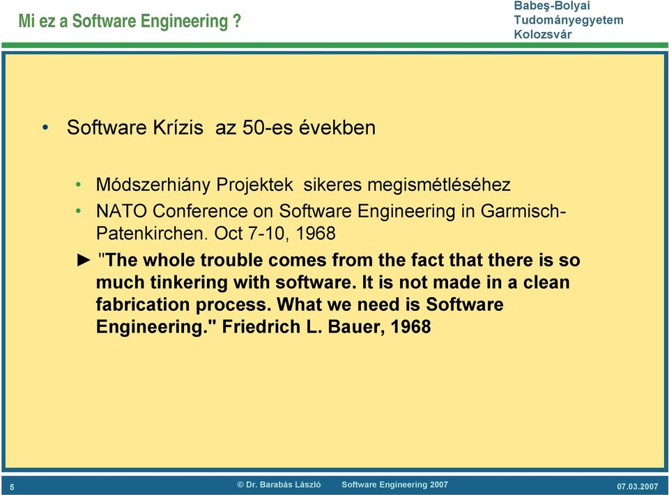 Engineering in Garmisch- Patenkirchen.