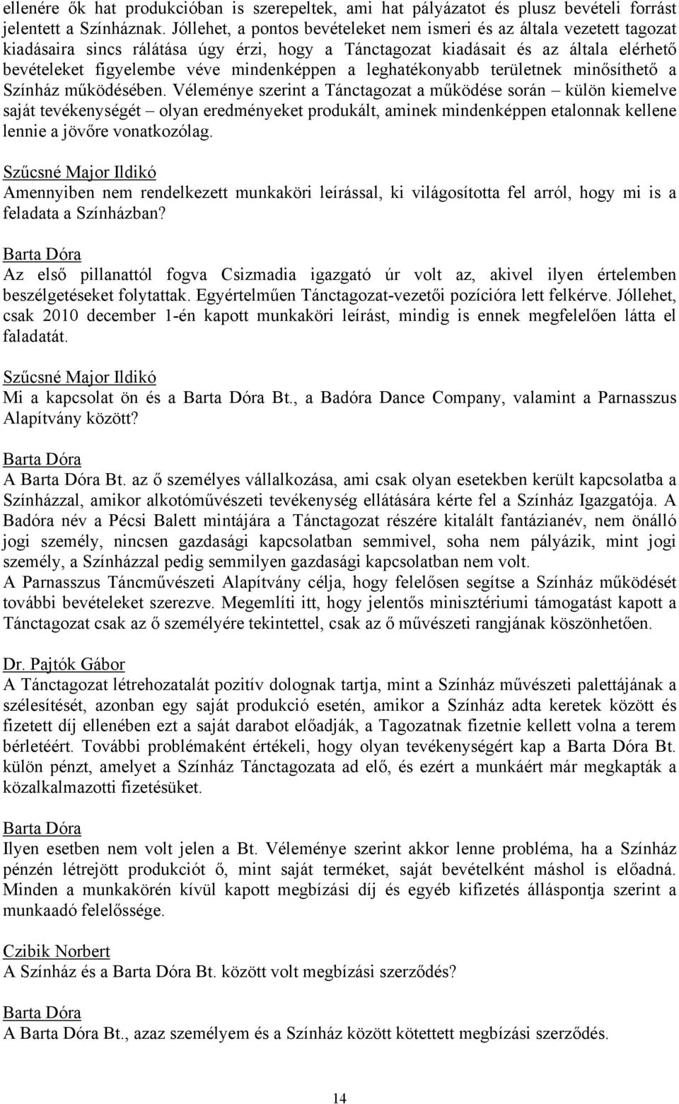 a leghatékonyabb területnek minősíthető a Színház működésében.