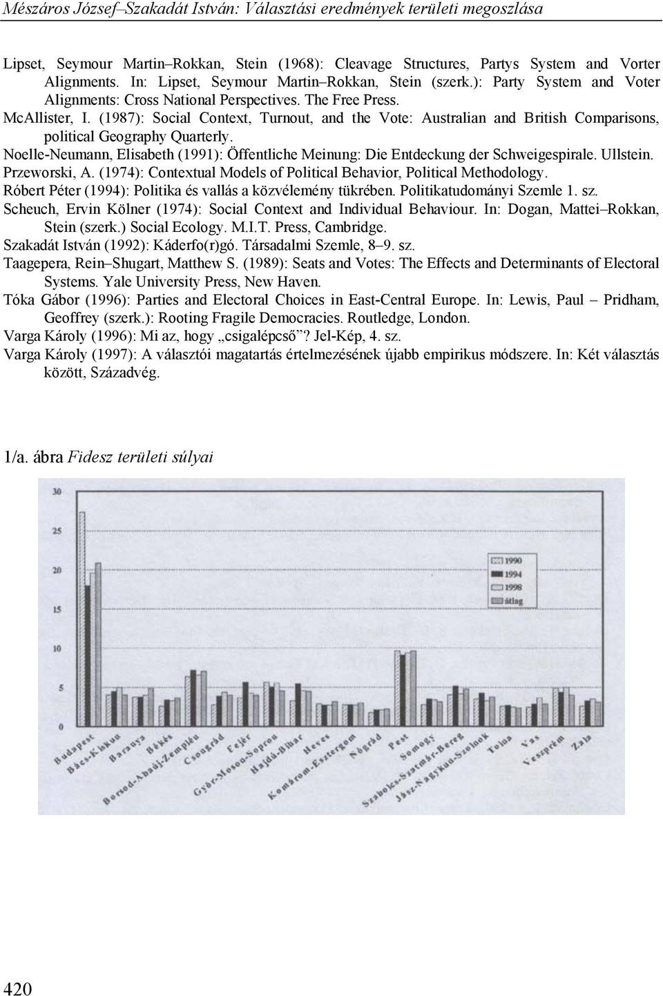 (1987): Social Context, Turnout, and the Vote: Australian and British Comparisons, political Geography Quarterly.