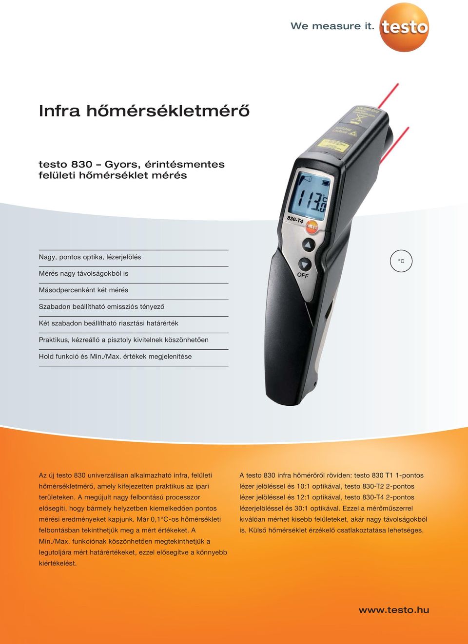 Infra hőmérsékletmérő - PDF Free Download