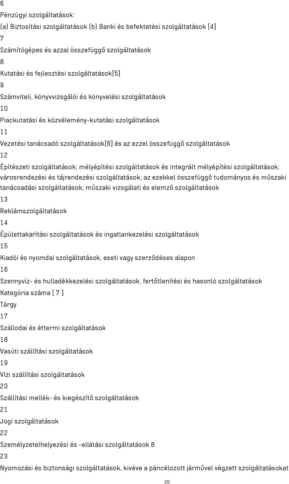 Építészeti szolgáltatások; mélyépítési szolgáltatások és integrált mélyépítési szolgáltatások; városrendezési és tájrendezési szolgáltatások; az ezekkel összefüggő tudományos és műszaki tanácsadási