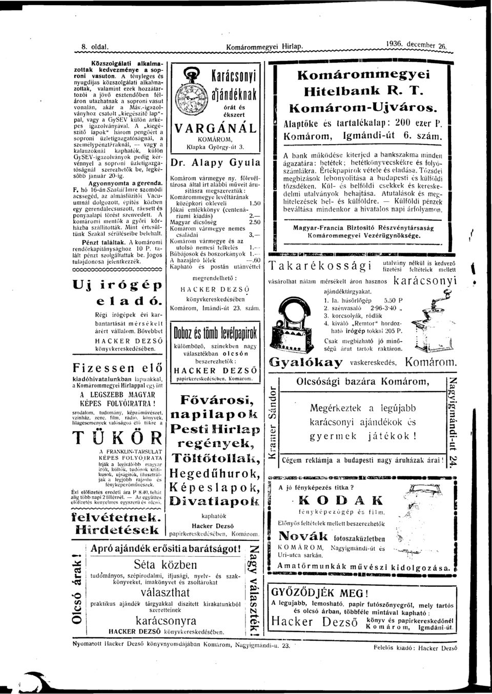 -igzolványhoz cstolt kiegészítő lp"- pl, vgy GySEV külön rképes igzolványávl.