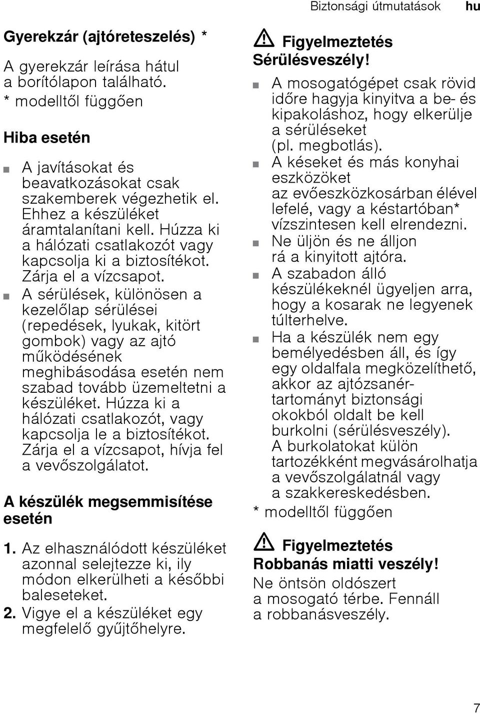 Mosogatószer / Programtáblázat A készülék kezelése PDF Free Download