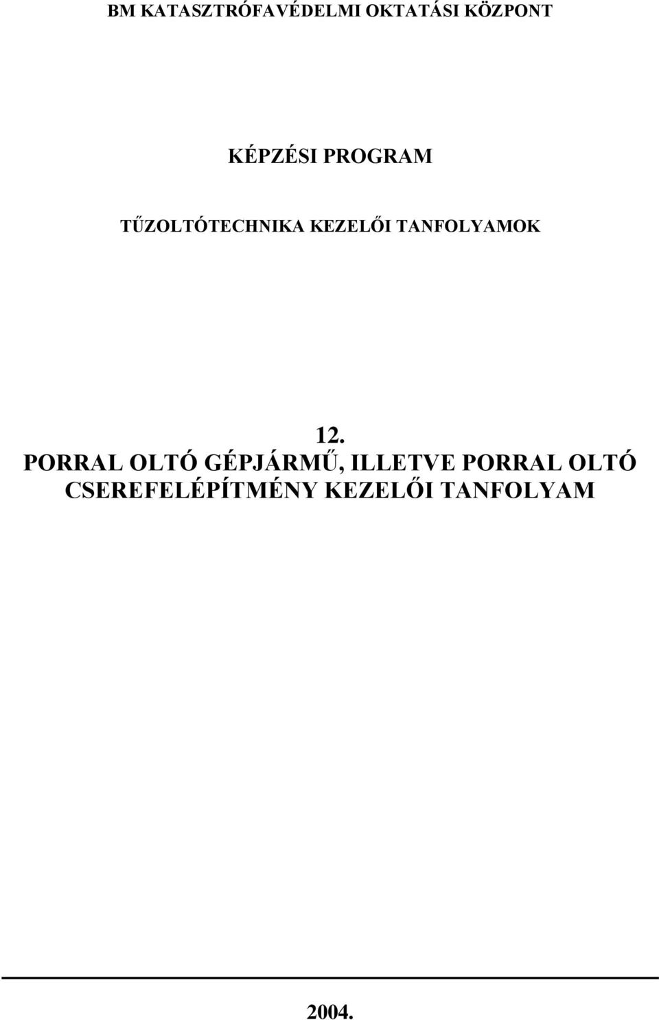 TANFOLYAMOK 12.