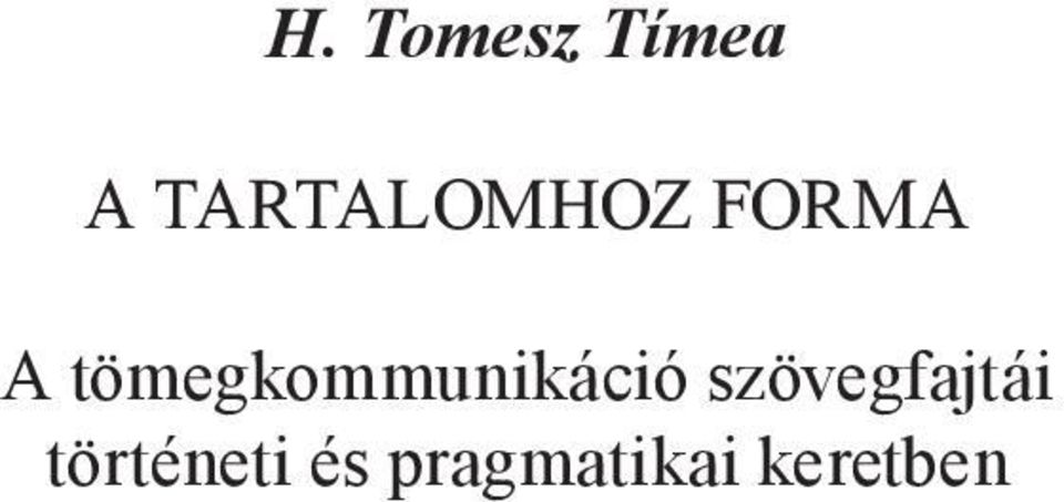 tömegkommunikáció