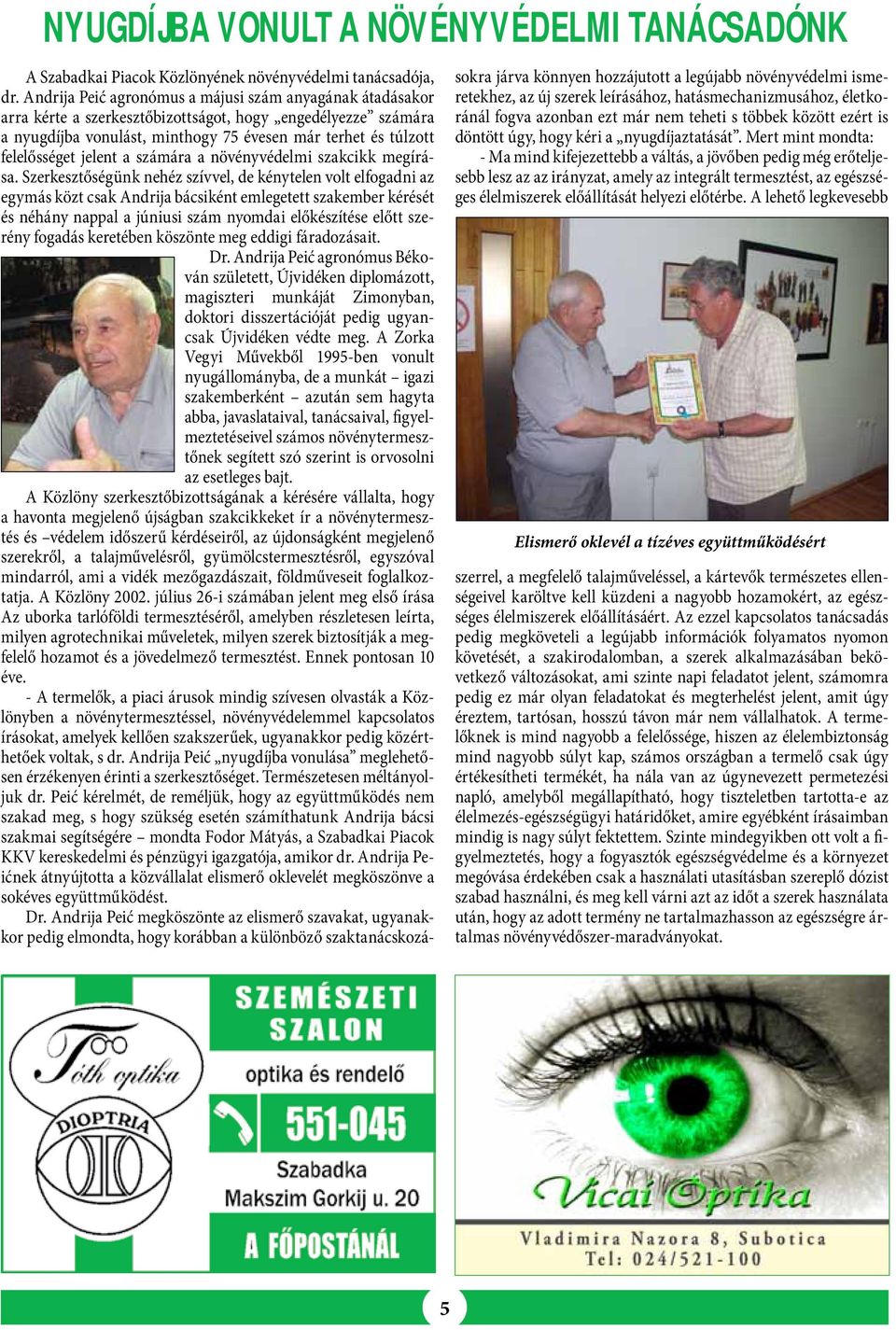 jelent a számára a növényvédelmi szakcikk megírása.
