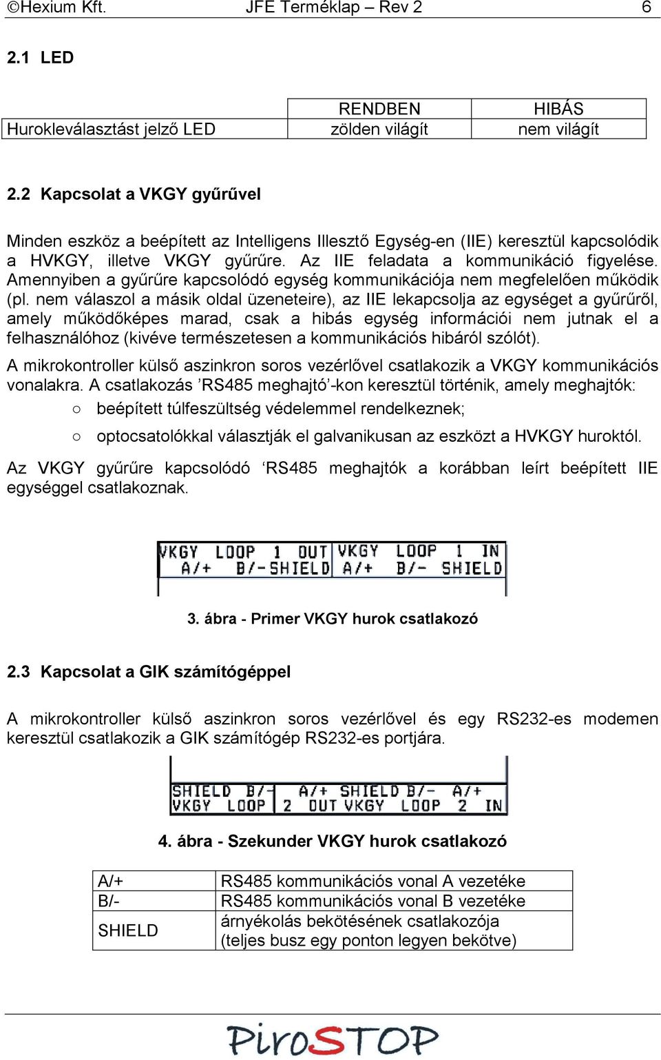 Amennyiben a gyűrűre kapcsolódó egység kommunikációja nem megfelelően működik (pl.