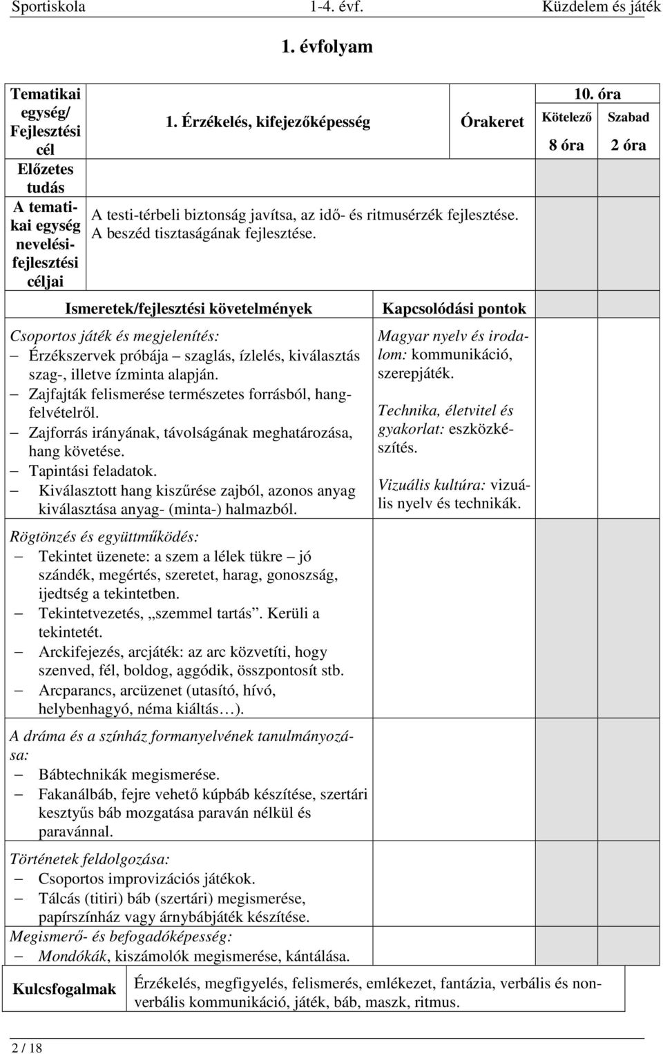 Zajforrás irányának, távolságának meghatározása, hang követése. Tapintási feladatok. Kiválasztott hang kiszűrése zajból, azonos anyag kiválasztása anyag- (minta-) halmazból.