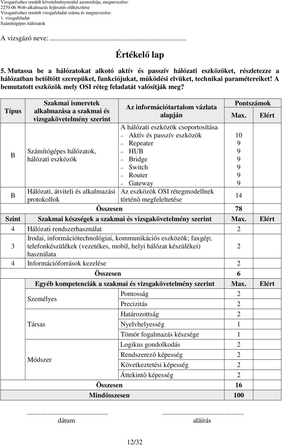 A bemutatott eszközök mely OSI réteg feladatát valósítják meg?