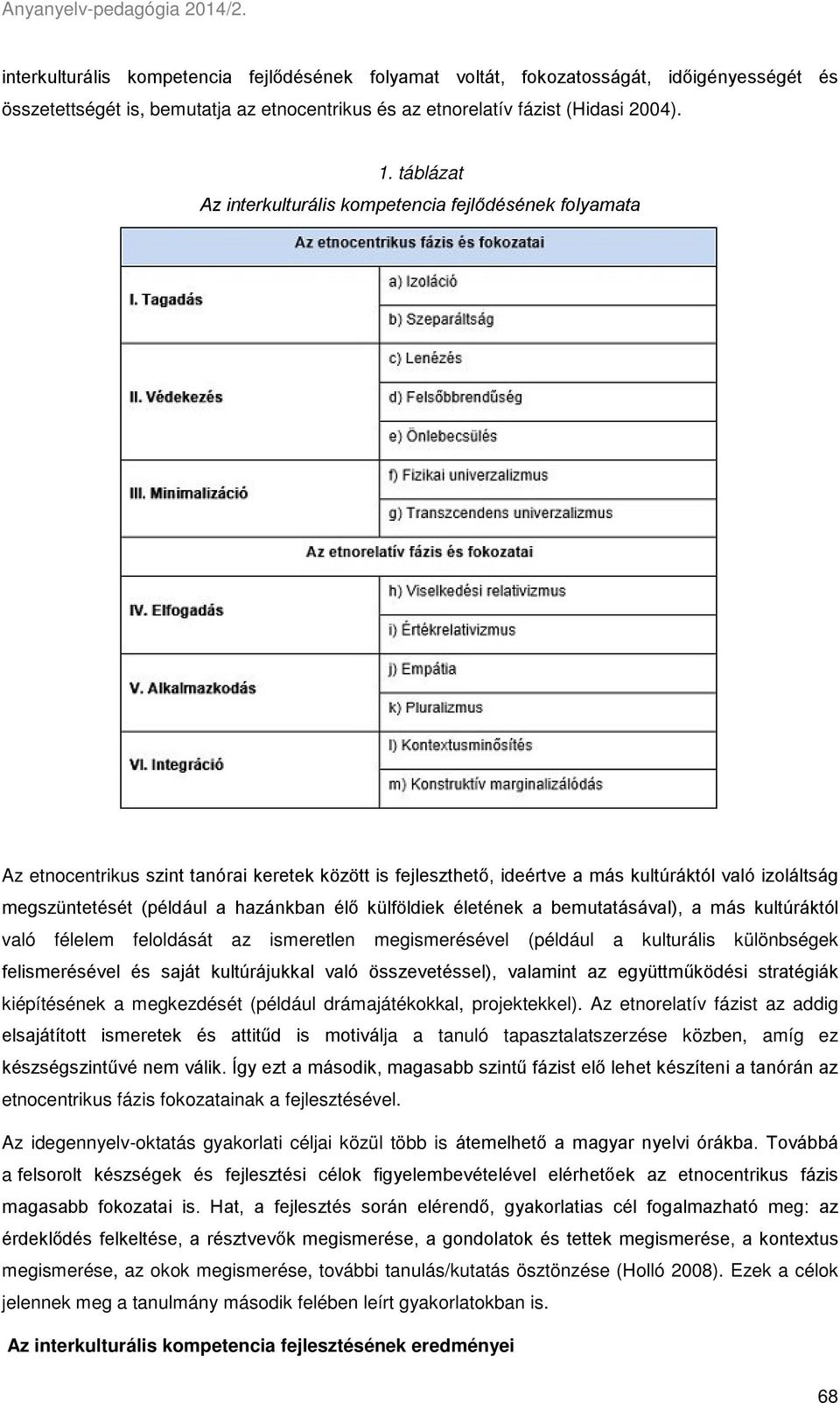 hazánkban élő külföldiek életének a bemutatásával), a más kultúráktól való félelem feloldását az ismeretlen megismerésével (például a kulturális különbségek felismerésével és saját kultúrájukkal való