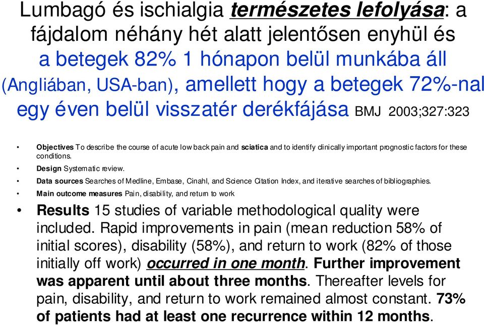 Design Systematic review. Data sources Searches of Medline, Embase, Cinahl, and Science Citation Index, and iterative searches of bibliographies.