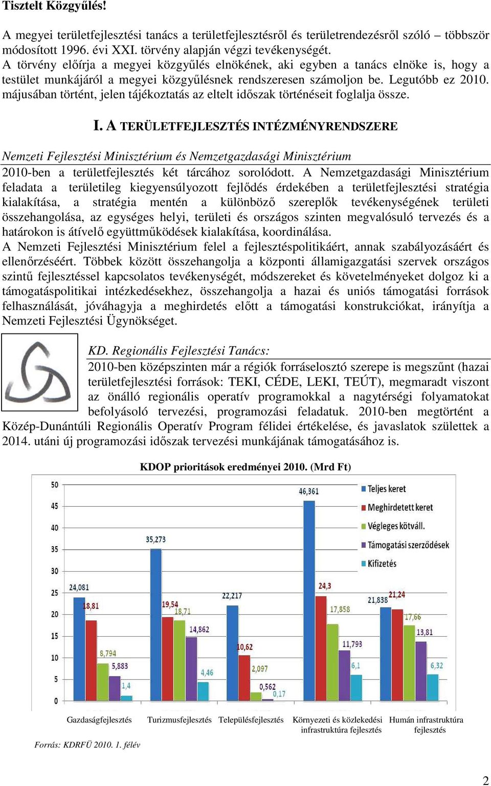 májusában történt, jelen tájékoztatás az eltelt idıszak történéseit foglalja össze. I.