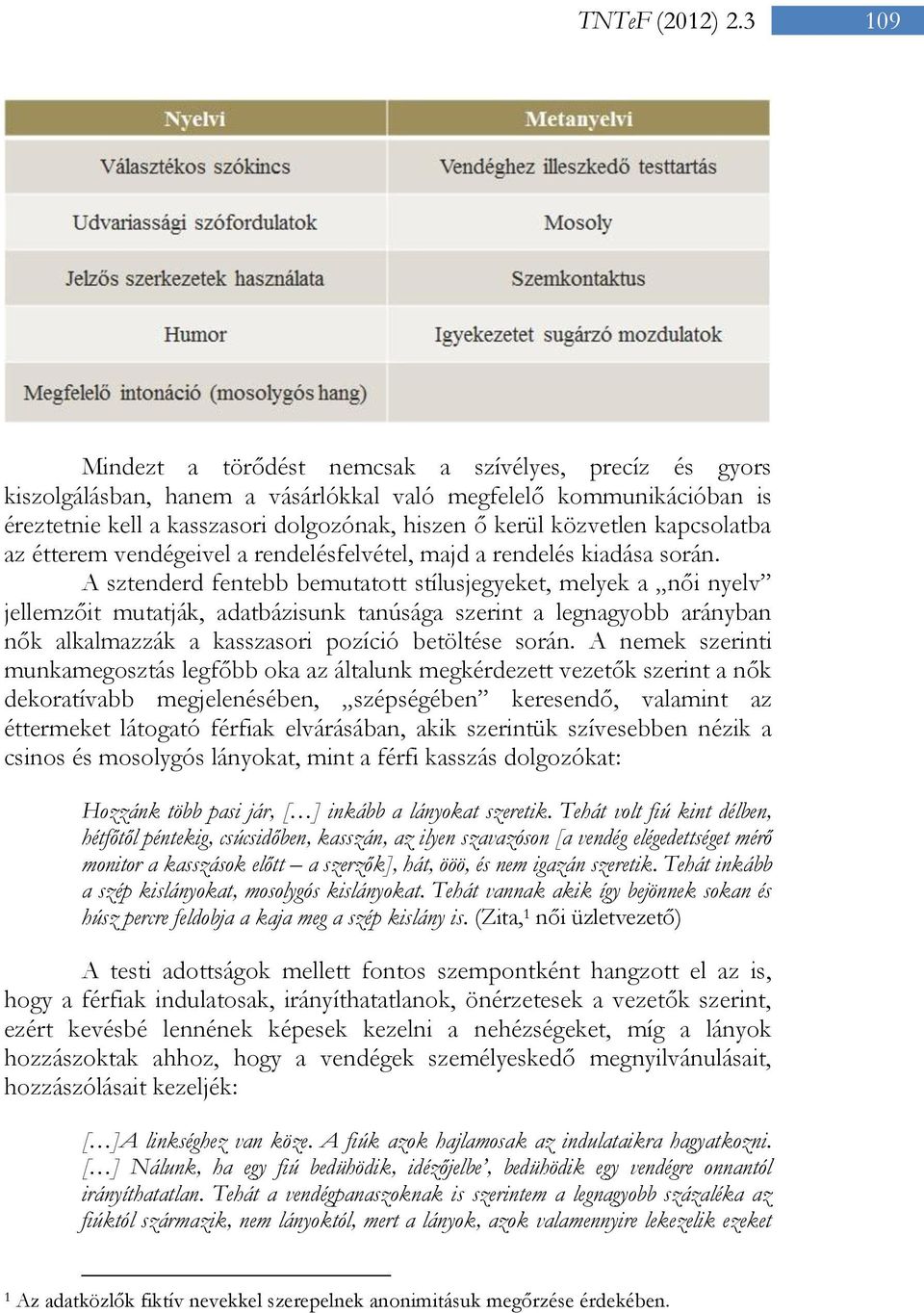 kapcsolatba az étterem vendégeivel a rendelésfelvétel, majd a rendelés kiadása során.