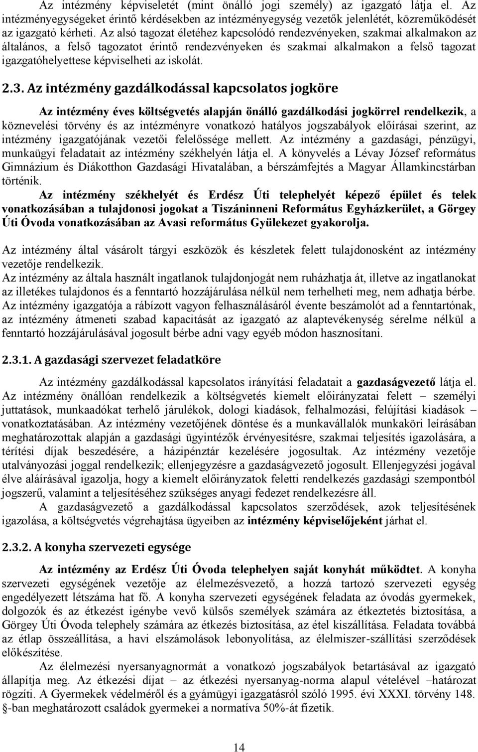 iskolát. 2.3.