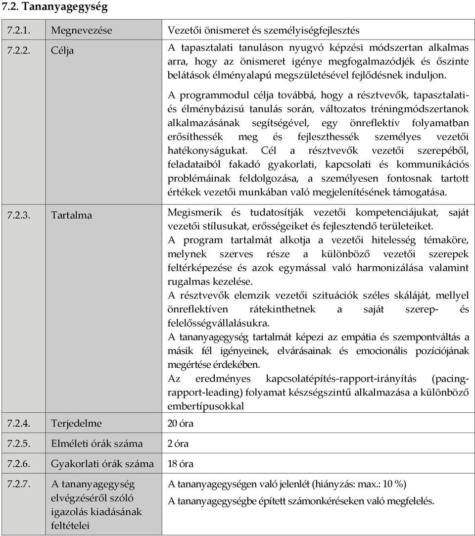 fejleszthessék személyes vezetői hatékonyságukat.